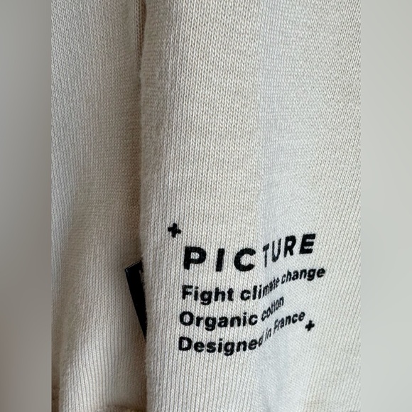 Picture - Woman’s Cream Crewneck Sweater with Colorful Stripes - Picture 5 of 11